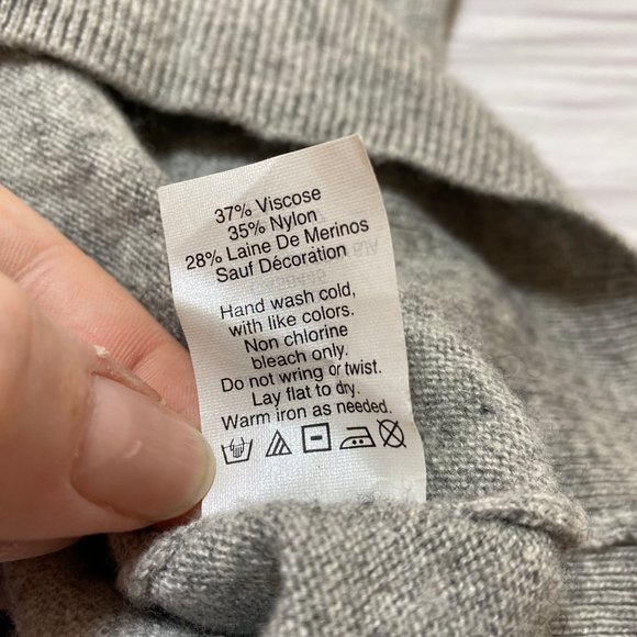 J. Crew Factory Grey Mint Charley Sweater Pullover - Picture 11 of 14